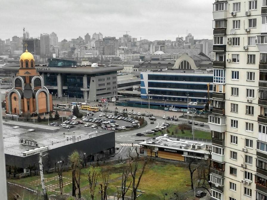 Appartement Патриарха Скрипника 7,Жд Вокзал, Ультрамарин à Kiev Extérieur photo